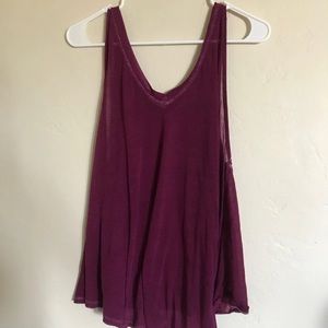 Wine colored tank top